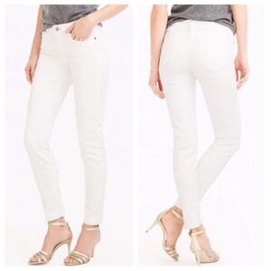 J. CREW JEANS MATCHSTICK  WHITE